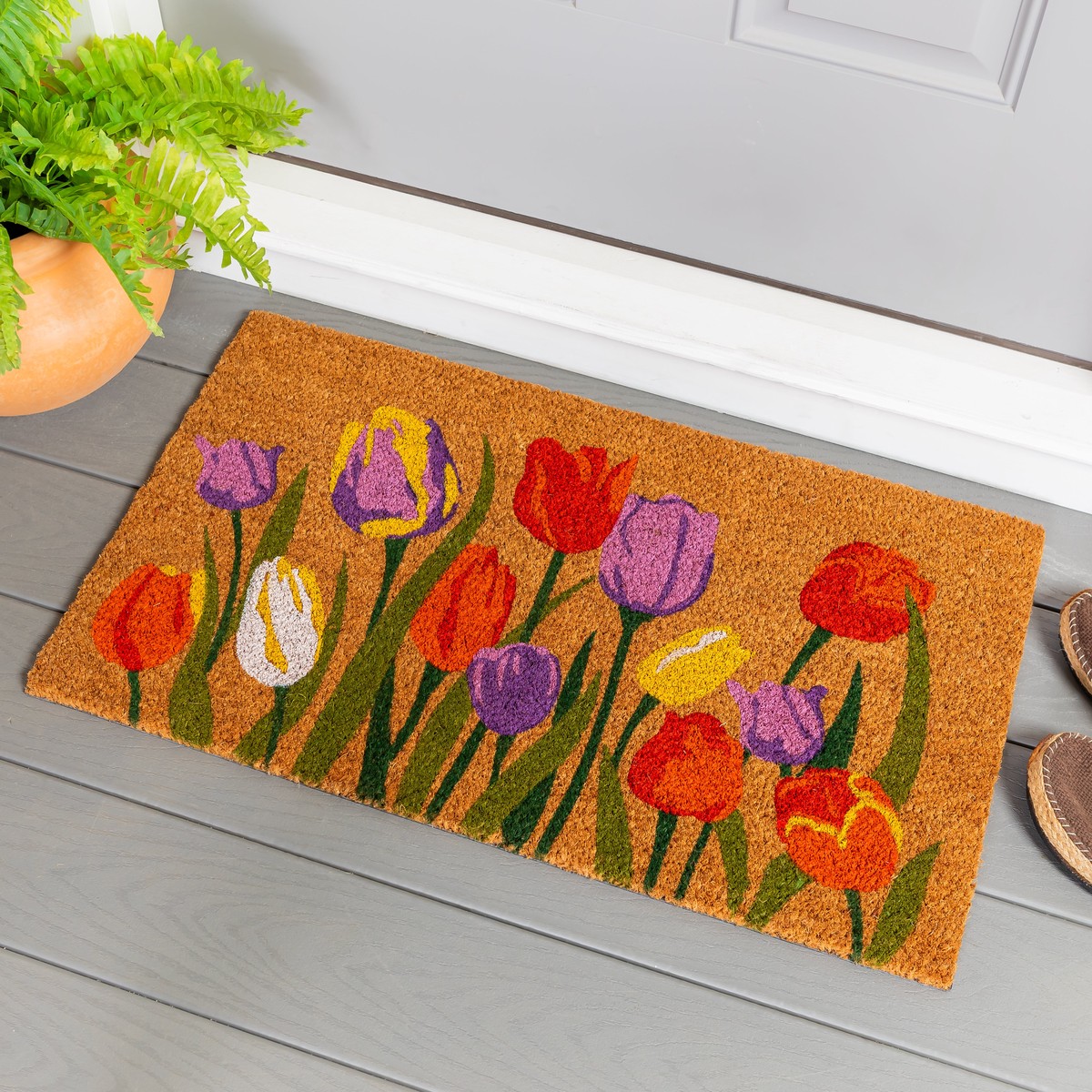 Tulip Palooza Coir Mat