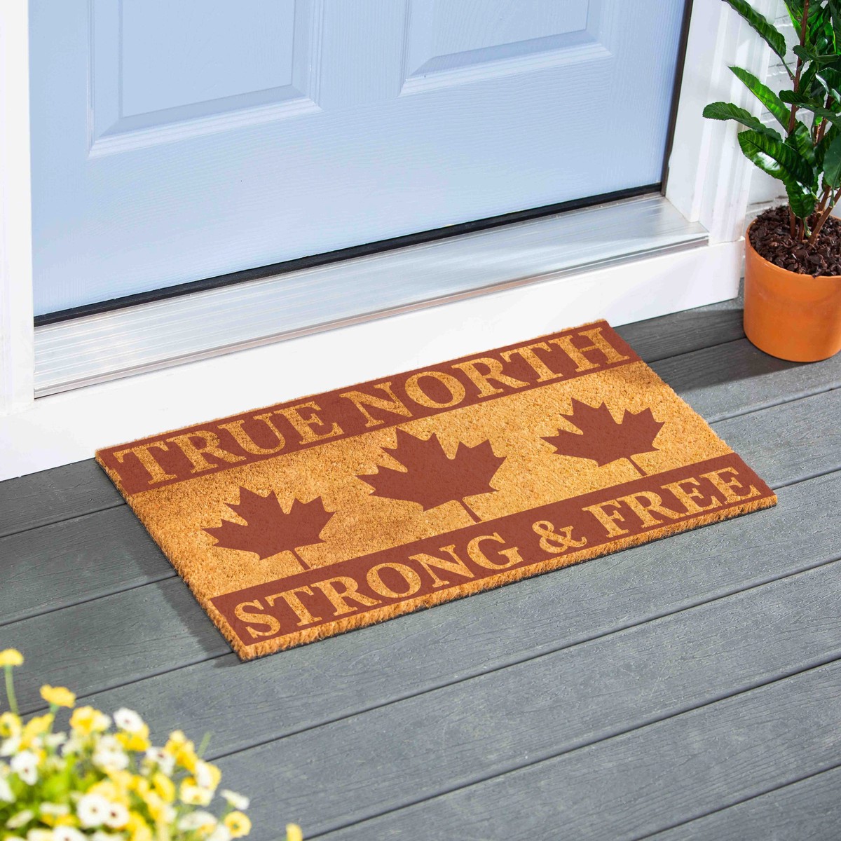 Canada Strong True North Coir Mat Strong Free 28x16