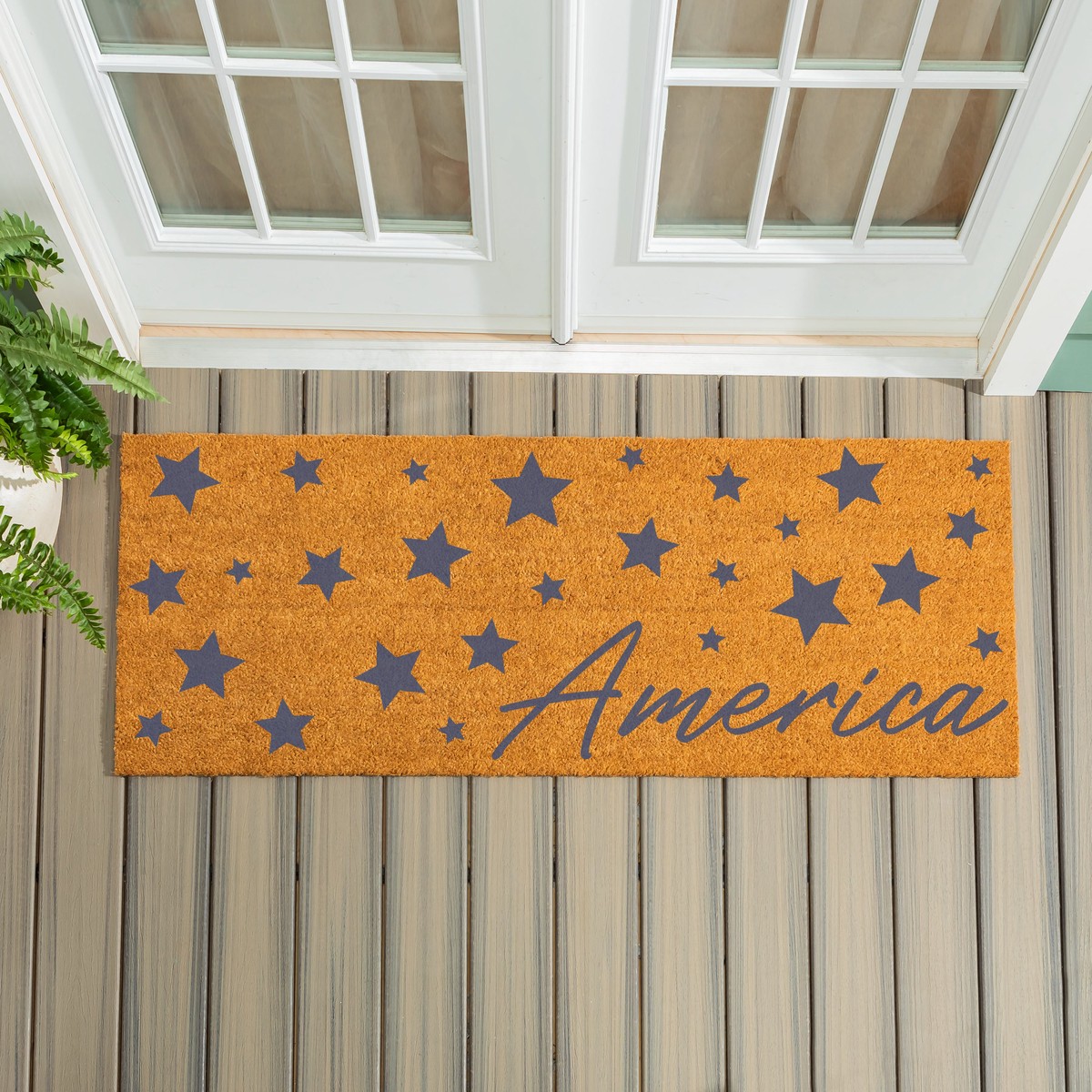 American Classic Stars Stripes Coir Mat America 60x24