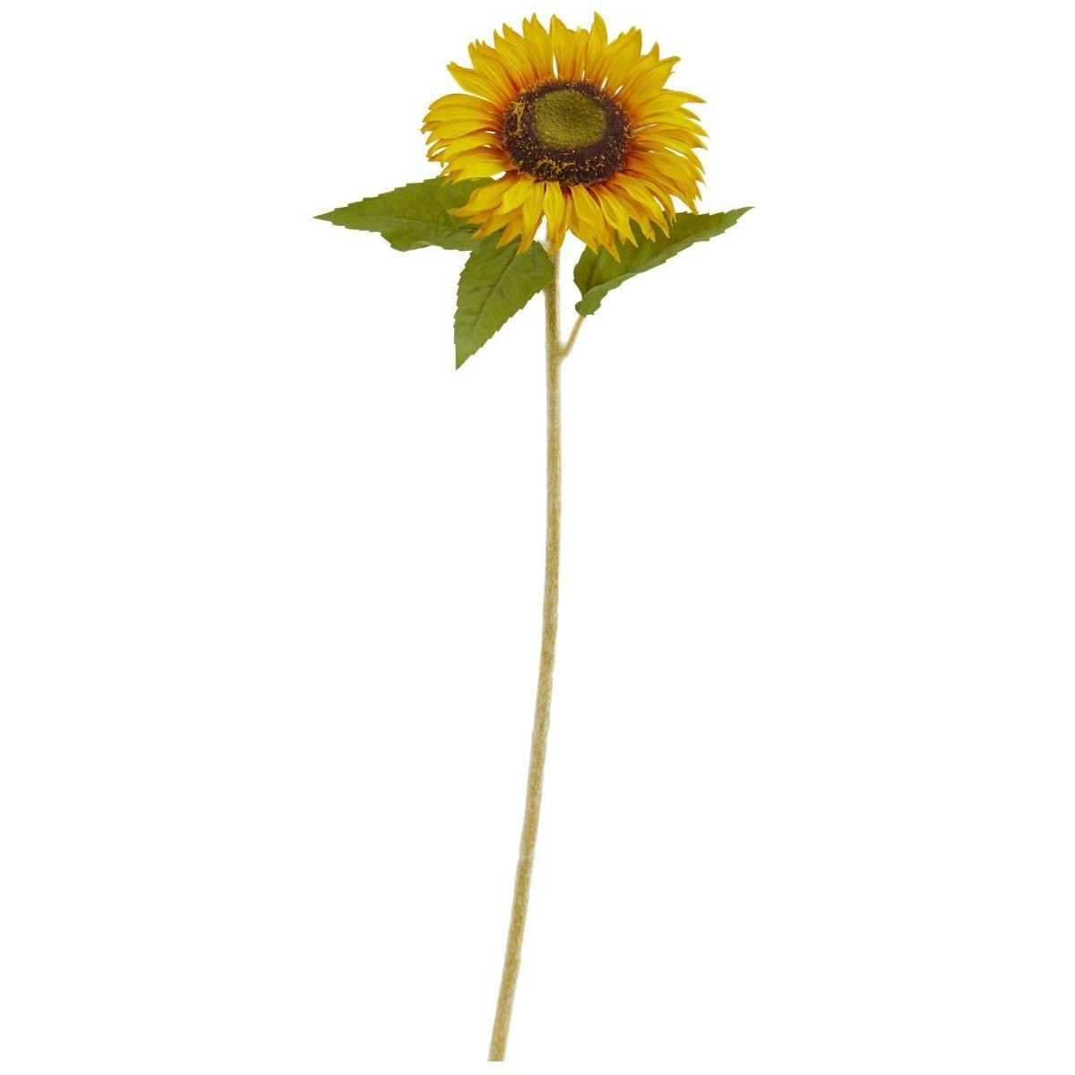 24-in Sunflower Artificial Flower Set (12 Stems) Lifelike Decor