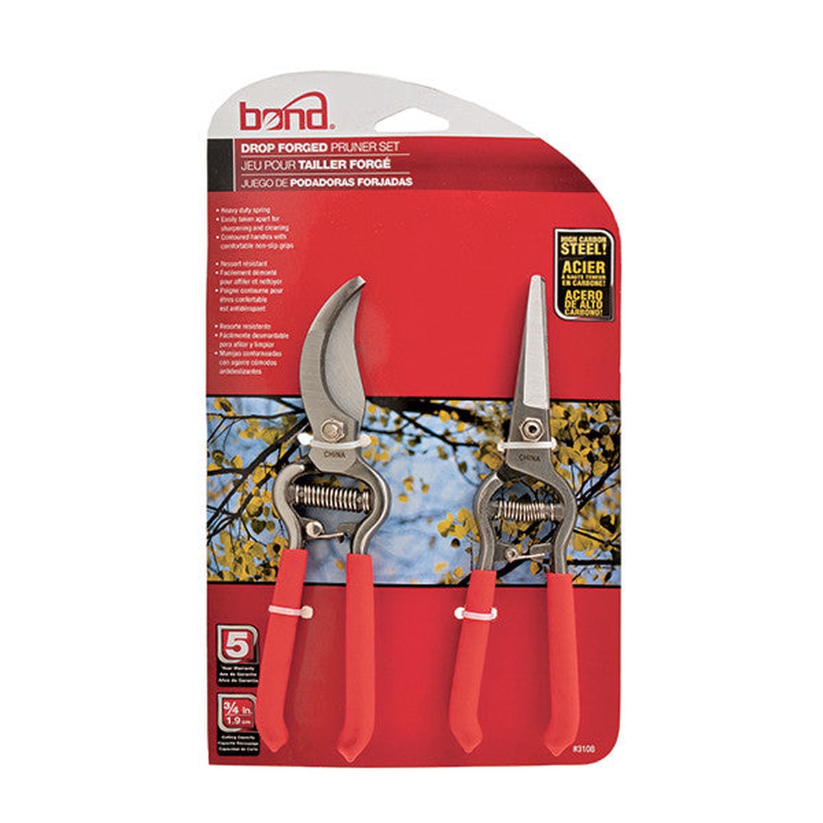 Bond Drop Forged Pruning Set