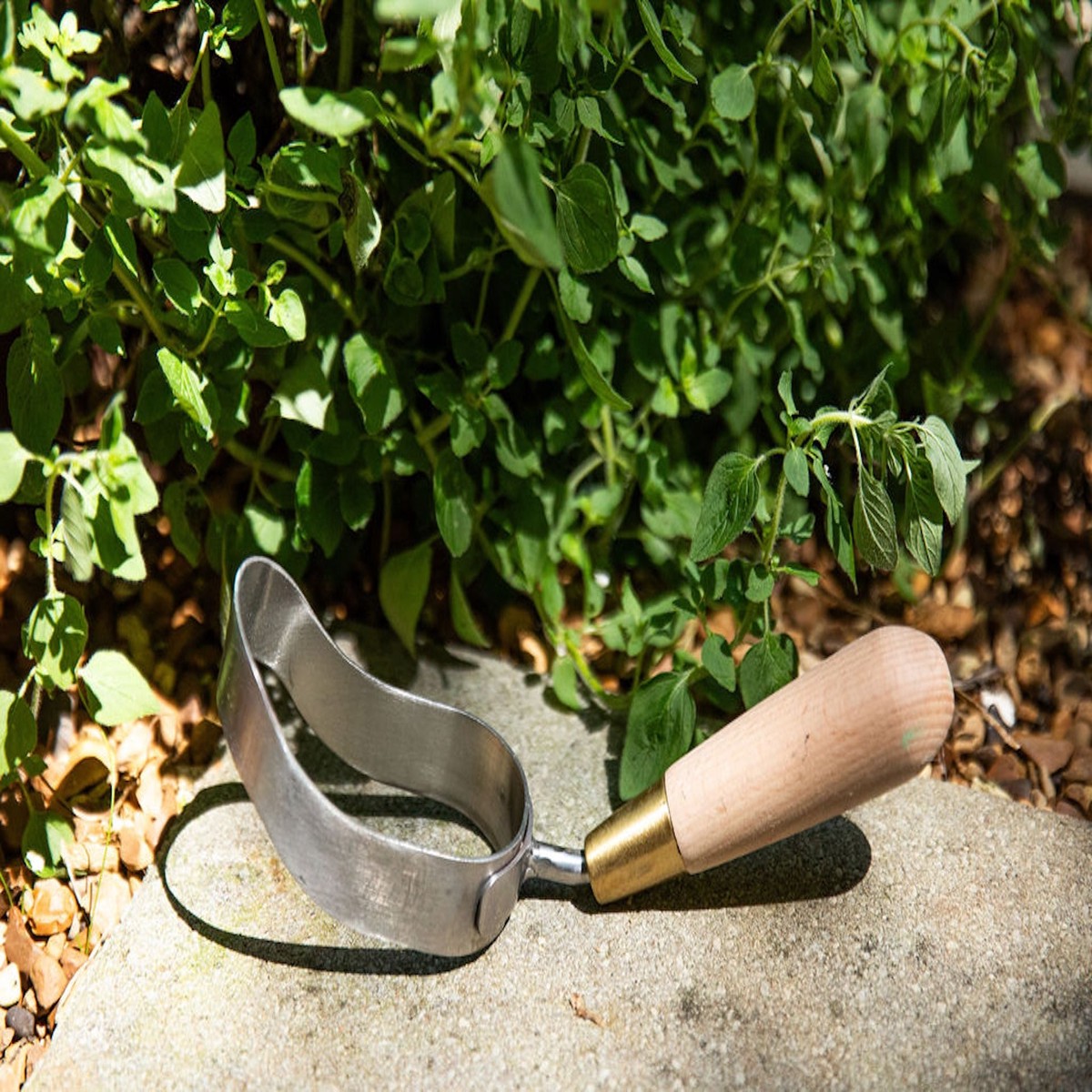 Stainless and Brass Ergo Hoe